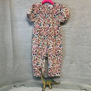 GAP Floral Jumpsuit - Red, Blue, Green